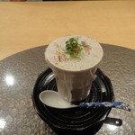 野嵯和 - ハマグリの真丈、ライスペーパーの蓋