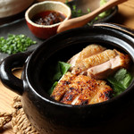 地どり居酒屋　個室宴会　キンクラ - 鳥の土鍋ご飯