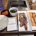 焼肉ライク - スタミナハラミ&味噌豚カルビセット 200g(ライス大盛)