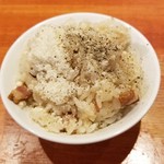 麺屋 六感堂 - パンチェッタとチーズの炊込みご飯