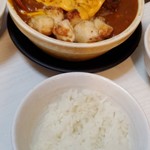 めだかタンタン - 揚げ豆腐のめだカレー（ミニライス付き）