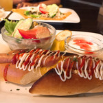 心粋 - 料理写真:ホットドッグモーニング