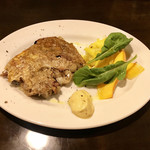 BARU 竹末 - 豚足のテリーヌ カリカリ焼き(600円)