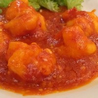 萬珍樓 本店 - 大海老のチリソーズ