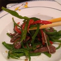 萬珍樓 本店 - 牛肉とピーマンのいため