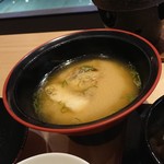 いけす円座 - 魚アラ汁（味噌）