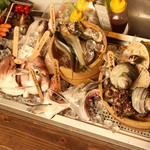 本日のおすすめ貝(季節のオススメ参照)