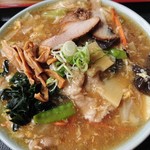 Resutohausu Kiboukan - 雪椿らーめん（豚肉とろみ麺）　980円