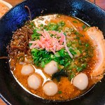 らーめん 漠 - 料理写真:マー油玉子ぽこぽこらーめん 900円