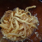 自家製麺 No11 - お椀のあぶらもまぜまぜ～