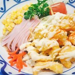 大阪らーめん　喜らく - 海老マヨ冷麺