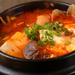 韩式豆腐锅/韩式猪肉泡菜锅