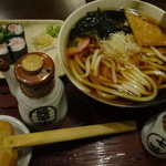 梅寿庵 - NEW!!2012.01 ネギトロ巻きセット・うどん　850円