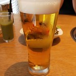 Yakiniku Toraji Shinjuku Takashimaya Taimuzusukueaten - 生ビール