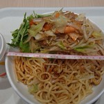 リンガーハット - まぜ辛めん540円+大盛（麺２倍）108円　丼の直径18cm