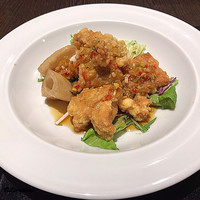 中国料理 豪華 - 鶏肉の唐揚げ香味ソース