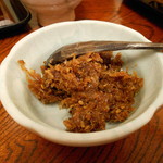 てんぷら 高七 - このお店特製の自家製ふりかけ。 これがまた、美味いのなんのって(驚