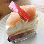 カフェドゥジャルダン - 「季節のショートケーキ」(500円)