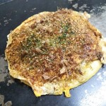 お好み焼大文字 - ネギ焼き。