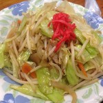 ラーメン 八海山 - 野菜炒め 500円