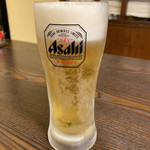 麺飯食堂 三羽鴉 - 生ビール♡¥490(税込)