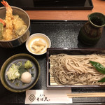 Tenzaru Soba Kyuu - 丼セット 1600円税別