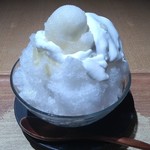 立田野茶寮 - 瀬戸内レモンクリームのかき氷972円