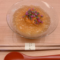 高台寺 十牛庵 - スッポンのジュレ、十勝産の雲丹。