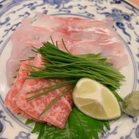 高台寺 十牛庵 - 甘鯛薄造りと、鮪。