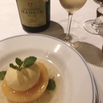 シェ シロ - 桃コンとシャンパーニュ