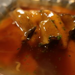 美国観光ハウス - 海胆（ウニ）と鮑の柔らか煮の玉子寄せ