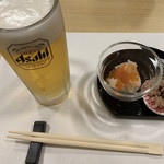 Tempura Izakaya Kinobi - ビールとお通し