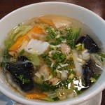 老辺餃子舘 - 今日の五目刀削麺