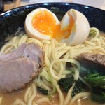 麺家 千祥 - 半熟玉子をパッカァ～ン！