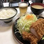 まるやま食堂 - まるとくロースとんかつ定食