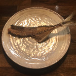 遊酒食堂 宇都宮 - アジの骨せんべい(おまけ)