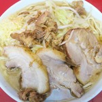 ラーメン二郎 - ラーメン小＋ニンニク