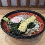 そばの神田 東一屋 - アサソバビンボー！  
      冷やし朝そば＋いか天！