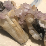 温石 - 赤玉葱の酸味が天然鰻の脂を斬ります