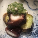 温石 - 蛸と焼きナスとオクラ