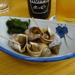 四ツ木製麺所 - つぶ貝の煮付