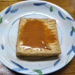 喰うかい - おでん・豆腐 100円(税込)(2019年8月10日撮影)