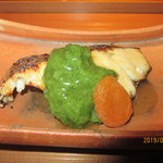 坂ぐち - これを胡瓜のソースでいただく