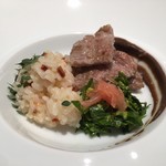 Takumi - 仔羊のモモ肉のグリルとリゾット