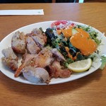 CHAND PUR - 前菜、サラダとマライティッカ
                        