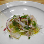 Akizuki - カサゴとすずきのカルパッチョ