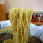 2012年1月　麺は細麺ストレートです