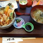 海鮮問屋　柿の匠 - 白海老天丼御膳