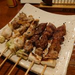 やきとり山平 - 唐辛子かけました