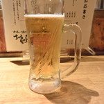 立喰い焼肉　おやびん - 生ビール